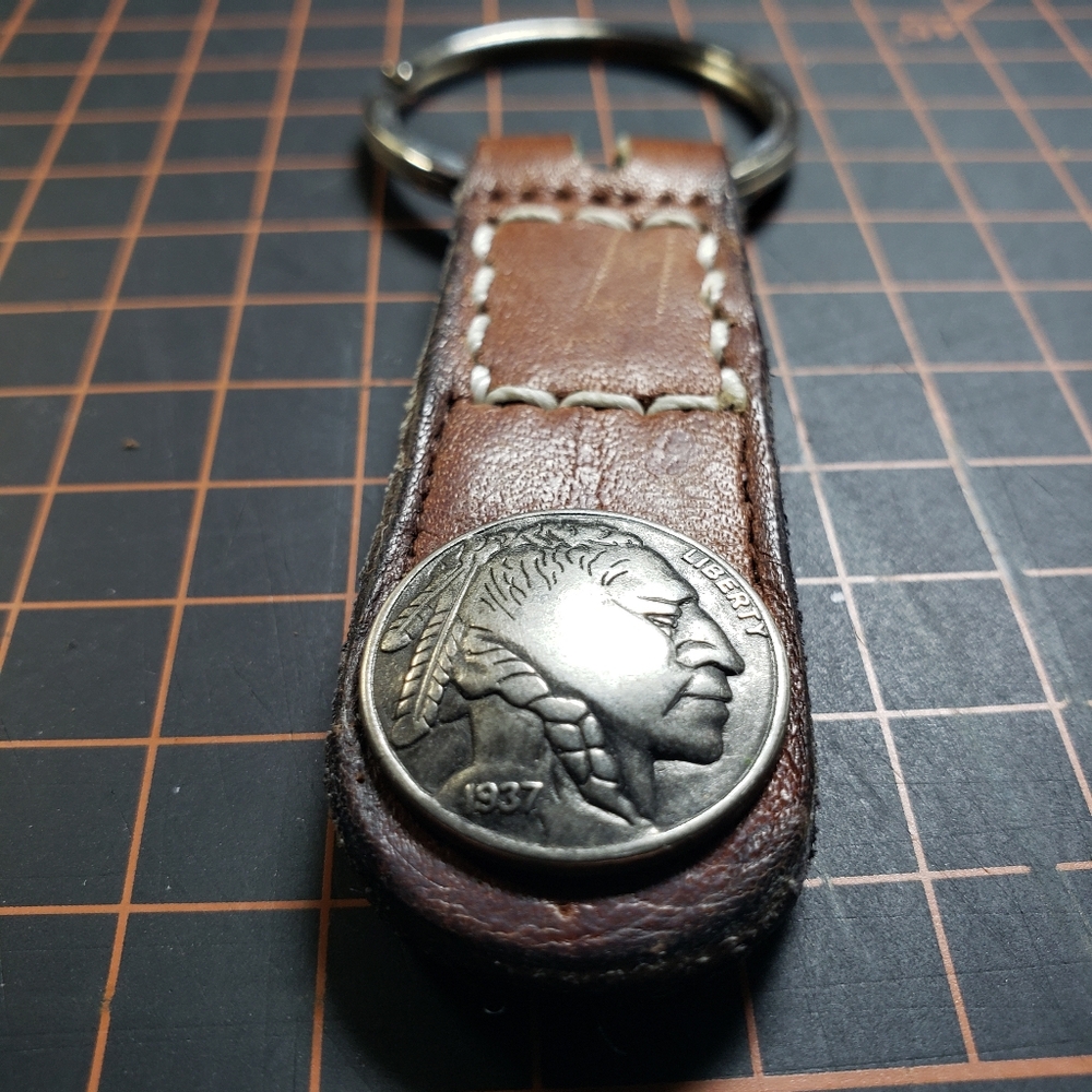 Buffalo Nickel Concho Key Chain - Custom Made